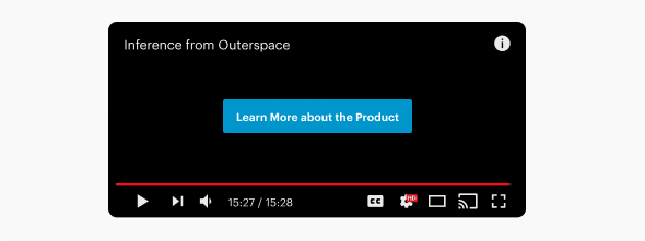 Custom video pause and end actions