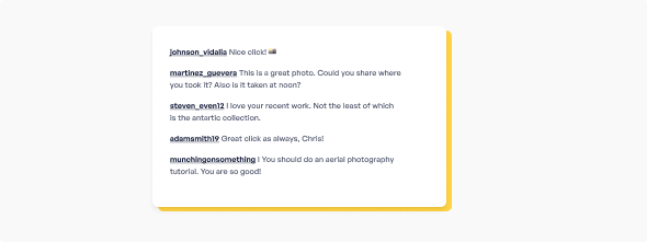 Display Post comments