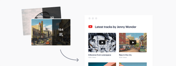 YouTube Playlist feeds